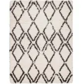 Tapis.fr Tapis à poils longs Mahara beige 80x150 cm