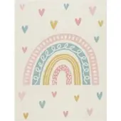 Tapis.nl Tapis pour enfants Ninique crème 133 cm carré