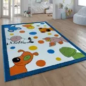 Tapis.fr Tapis pour enfants Die lieben sieben blanc 160x230 cm
