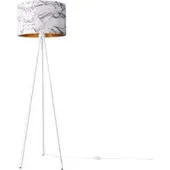 Tapis.fr Lampadaire Rica or blanc