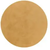 Tapis.fr Tapis moelleux Solina jaune 160 cm rond
