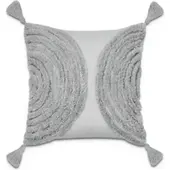 Tapis.fr Housse de coussin Chino gris 45x45 cm