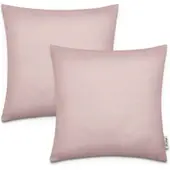 Tapis.nl Housse de coussin Chino rose 45x45 cm, 2 pièces
