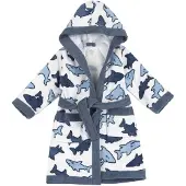 Chicco Peignoir bleu / bleu foncé / blanc
