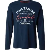 Tom Tailor T-Shirt bleu / blanc