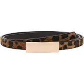 STUDIO SELECT Ceinture camel / noir