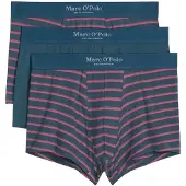 Marc O'Polo Boxers ' Essentials ' bleu nuit / rouge