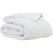 vidaXL : Couverture d'été 200 x 155 x 3 cm, polyester blanc, respirante