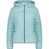 CMP Damen Outdoorjacke, veste de sport pour femmes, fermeture à boutons, capuche, couleur turquoise, taille 38