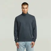 G-Star Nifous Half Zip Sweatshirt Gris S Homme