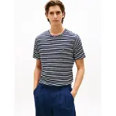 Tommy Hilfiger Mw0mw40923 Short Sleeve T-shirt Bleu XL Homme