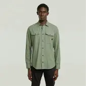 G-Star Marine Slim Long Sleeve Shirt Vert M Homme