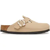 Birkenstock Boston Enfant - Tongues et Sandales, Beige - Taille 39 - Nubuck