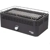 Aktive Smokeless Rectangular Barbecue Argenté 42 x 23 cm