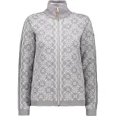 CMP Knitted Pullover 7h26005 Half Zip Fleece Gris L Femme