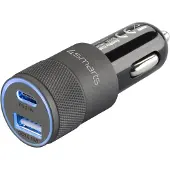 4smarts Auto Ladegerät Rapid+ mit Quick Charge und PD 27W schwarz