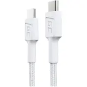 Green Cell GC PowerStream câble USB USB 3.2 Gen 1 (3.1 Gen 1) 0,3 m USB C Blanc