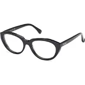 Max Mara Lunettes de Vue - - MM5113 - Acétate - Shiny black (Noir) - 53/17/140