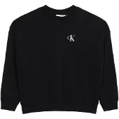 Calvin Klein Jeans Sweat 'BRIDGE' rouge / noir / blanc