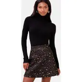 Lipsy Jupe marron / brun foncé / blanc cassé
