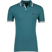 BOSS Paddy 10241663 Green Short Sleeve Polo Bleu 2XL Homme