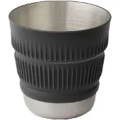 Sea to Summit - Tasse pliable - Detour Stainless Steel Collapsible Mug Black en Silicone - Noir