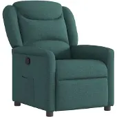 vidaXL Fauteuil relax vert foncé Tissu