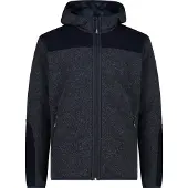 CMP Sweatshirt à capuche wooltech zippé