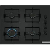 Bosch Table de cuisson à gaz - Série 2 - 4 foyers - 52 x 59 x 5,4 cm - POP6B6K30 - Noir