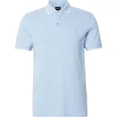 BOSS Polo Passertip hommes - Bleu - EU S