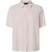 Pieces Stinna Short Sleeve Shirt Rose M Femme