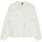 Vero Moda Chemisier 'VMIris' sapin / blanc