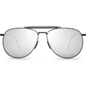 Thom Browne Tb015ltdblkgr Sunglasses Argenté
