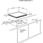 AEG Plaque de cuisson encastrable HK634021XB