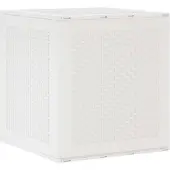 vidaXL Boîte de rangement avec stockage Blanc 55 x 53 x 57 cm Polypropylène