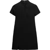Superdry Lbd Satin Mandarin Short Sleeve Short Dress Noir XS Femme