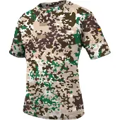 Normani T-Shirt beige / marron / vert