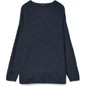 Vero Moda Pull-over 'Lefile' bleu marine