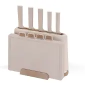 Maestro ensemble de couteaux et de planches sur support MR1412BEIGE