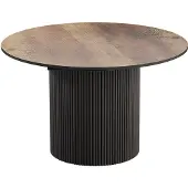 Vicco Table de salle à manger Calero Chêne rustique/Noir 120-200 x 60 cm extensible, Model 58426
