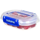 Sistema - Rectangle Klip it Plus 180ml, Lunch box, Multicolore