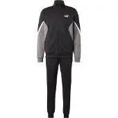 Puma Survêtement 'ESS' gris / noir / blanc