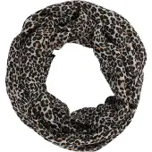 Codello Écharpe tube cognac / noir / blanc