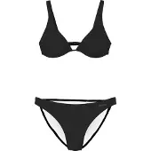 Beco Femmes, Bikini, Bikini à armatures women 42, Noir, (42)