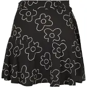 Urban Classics Jupe noir / blanc