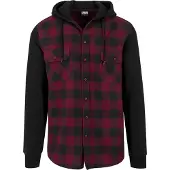 Urban Classics Chemise merlot / noir