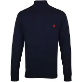 U.S. POLO ASSN. Pull-over marine / rouge