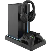 FIXED Support multifonctionnel pour Xbox S Series X avec ventilation et chargement noir
