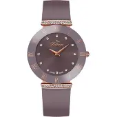 Bellevue Montre femme - - E122 - Quartz - Bracelet en tissu - 5 ATM étanche