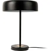 Leitmotiv - Lampe de table Gold Disc - Noir